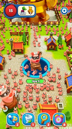 Gameplay screenshot 1 from Hole Stars: Puzzle Game - Puzzle game